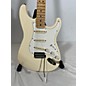 Used Fender Standard Stratocaster Antique White Solid Body Electric Guitar