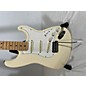 Used Fender Standard Stratocaster Antique White Solid Body Electric Guitar