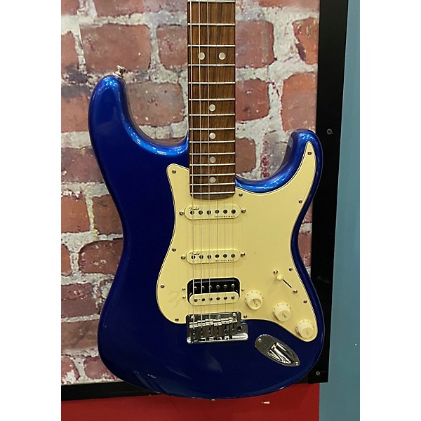 Used Fender Used 2019 Fender American Ultra Stratocaster HSS Cobra Blue Solid Body Electric Guitar