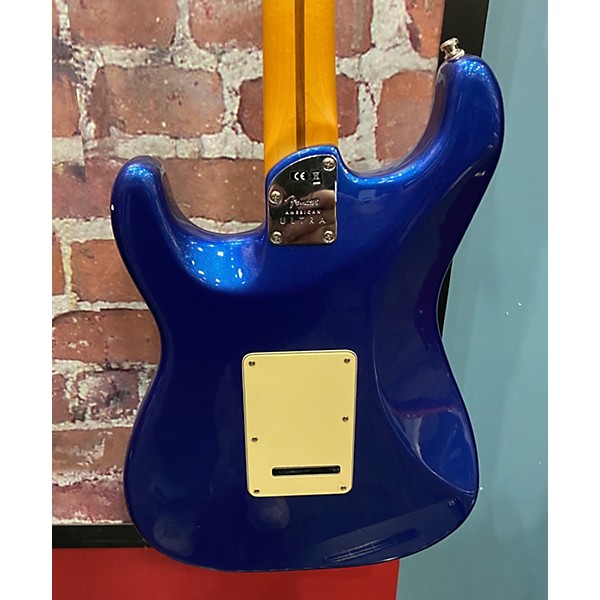 Used Fender Used 2019 Fender American Ultra Stratocaster HSS Cobra Blue Solid Body Electric Guitar