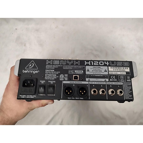 Used Behringer Xenyx X1204USB Unpowered Mixer