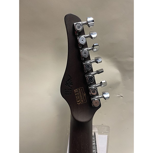 Used Schecter Guitar Research Used Schecter Guitar Research Aaron Marshall AM-7 7-String Left Handed Cobalt Slate Electric...