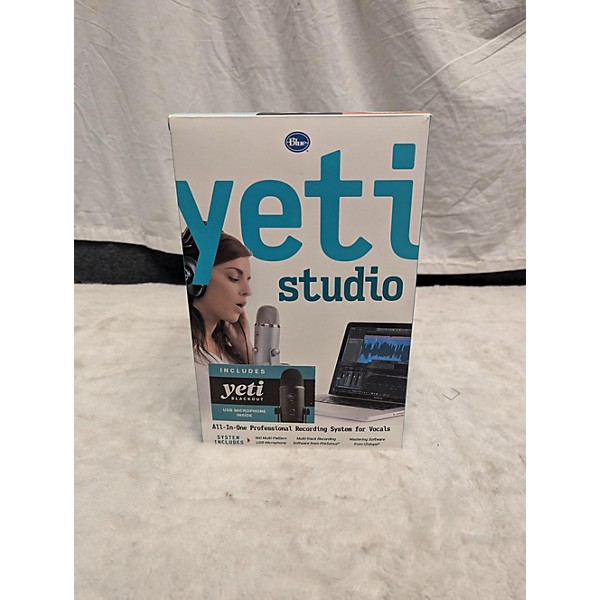 Used Blue YETI STUDIO BLACKOUT USB Microphone