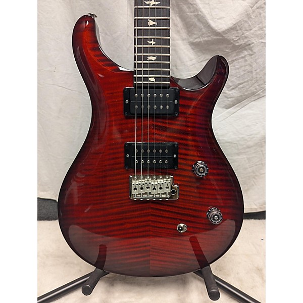 Used PRS Used PRS CE24 FIRE RED BURST Solid Body Electric Guitar