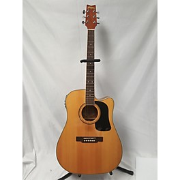 Used Washburn Used Washburn WD10SCE Natural Acoustic Electric Guitar