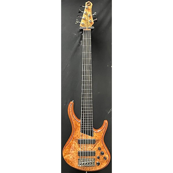 Used MTD Kingston Z6 Natural Electric Bass Guitar