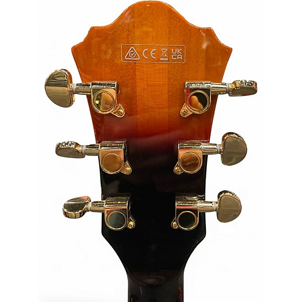 Used Ibanez AS113-BS 2 Tone Sunburst Hollow Body Electric Guitar