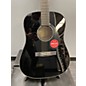 Used Fender Used Fender CD60 Dreadnought Black Acoustic Guitar