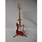 Used Squier Used Squier Bronco Candy Apple Red Electric Bass Guitar thumbnail