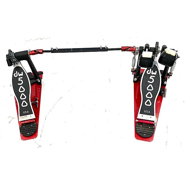 Used DW 5000 Series Double Double Bass Drum Pedal Guitar Center