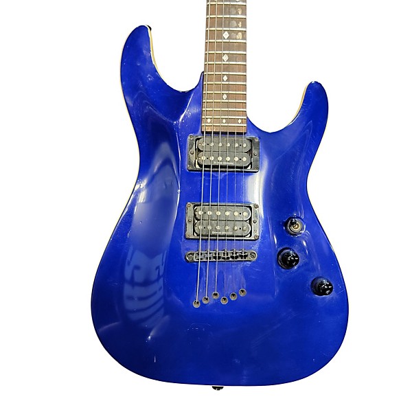 Used Schecter Guitar Research Used Schecter Guitar Research C1 Diamond Series Blue Solid Body Electric Guitar