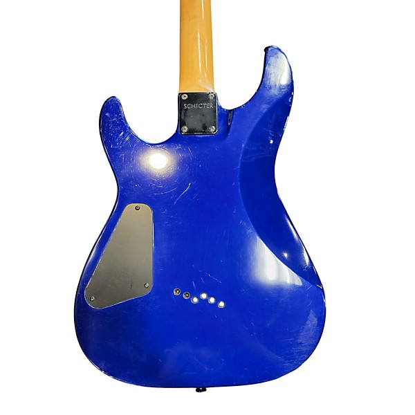 Used Schecter Guitar Research Used Schecter Guitar Research C1 Diamond Series Blue Solid Body Electric Guitar