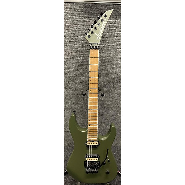 Used Jackson Used Jackson DK2 Pro Dinky Olive Green Solid Body Electric Guitar