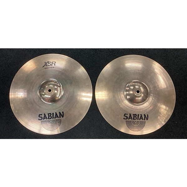 Used SABIAN Used SABIAN 14in XSR HI HAT PAIR Cymbal