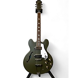 Used Epiphone Used Epiphone Casino Worn Hollow Body Olive Drab Hollow Body Electric Guitar