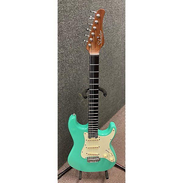 Used Schecter Guitar Research Used Schecter Guitar Research Nick Johnston Series Seafoam Green Solid Body Electric Guitar