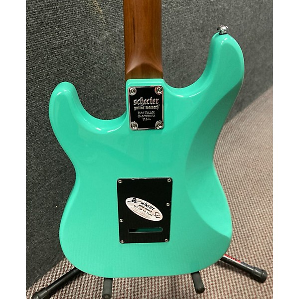 Used Schecter Guitar Research Used Schecter Guitar Research Nick Johnston Series Seafoam Green Solid Body Electric Guitar