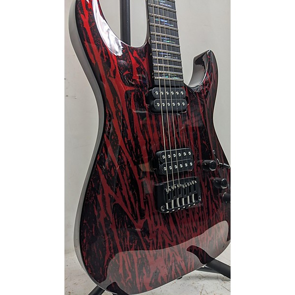 Used Schecter Guitar Research Used Schecter Guitar Research C1 SILVER MOUNTAIN Blood Moon Solid Body Electric Guitar