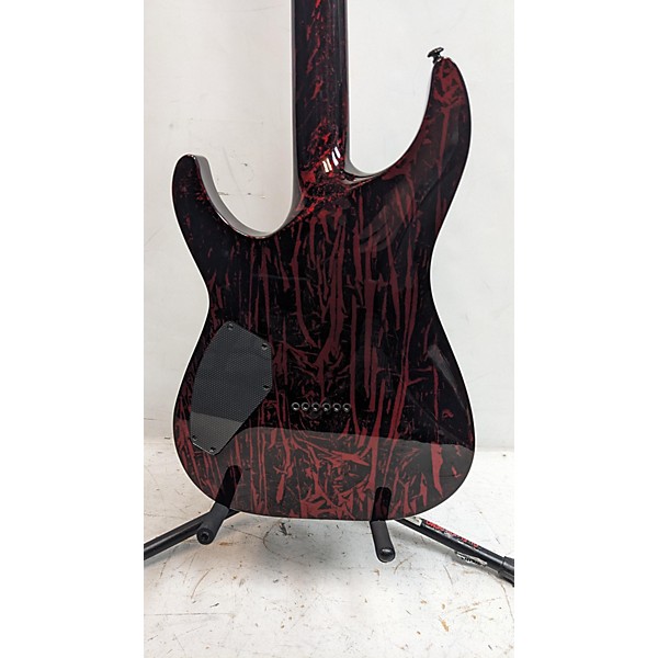 Used Schecter Guitar Research Used Schecter Guitar Research C1 SILVER MOUNTAIN Blood Moon Solid Body Electric Guitar