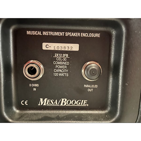 Used MESA/Boogie Used MESA/Boogie 2x12 Horizontal Rectifier Guitar Cabinet