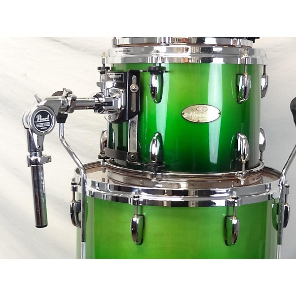 Used Pearl Used Pearl 4 piece Masterworks Emerald Fade Drum Kit