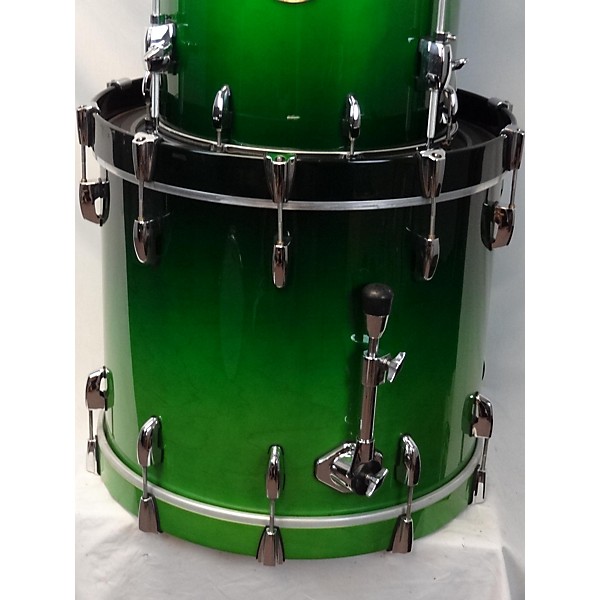 Used Pearl Used Pearl 4 piece Masterworks Emerald Fade Drum Kit