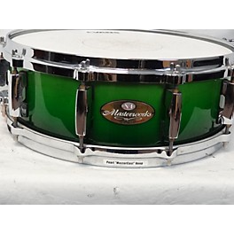 Used Pearl Used Pearl 14X4.5 Masterworks Custom Snare Drum Emerald Fade