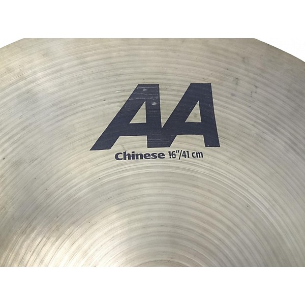 Used SABIAN 16in AA Chinese Cymbal