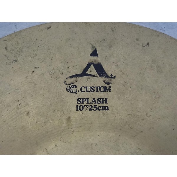 Used Zildjian Used Zildjian 10in A Custom Splash Cymbal