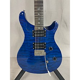 Used PRS Used PRS SE Custom 24 Trans Blue Solid Body Electric Guitar