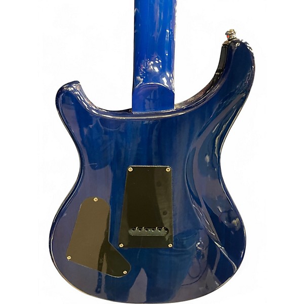 Used PRS SE Custom 24 Trans Blue Solid Body Electric Guitar
