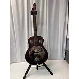 Used Fender Brown Derby Resonator Guitar