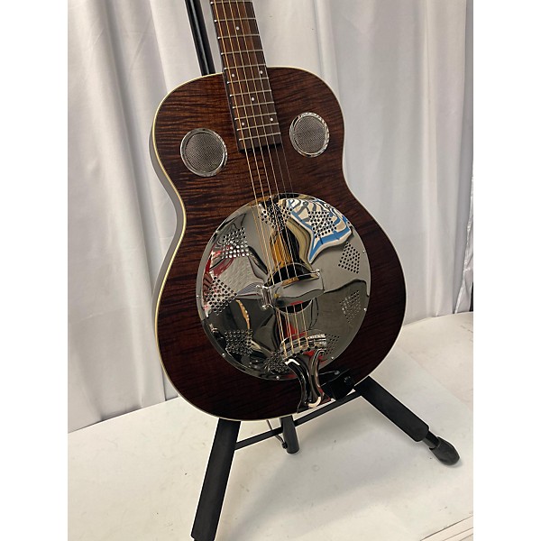 Used Fender Brown Derby Resonator Guitar