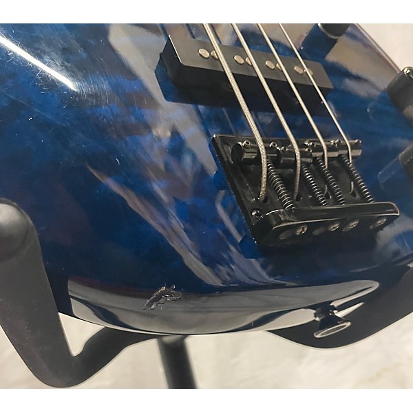 Used Peavey Used Peavey MILLENNIUM BXP Blue Electric Bass Guitar