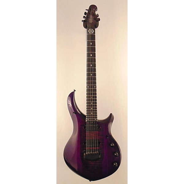 Used Ernie Ball Music Man Used Ernie Ball Music Man Majesty Purple Solid Body Electric Guitar