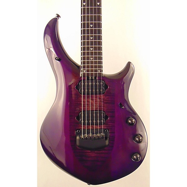 Used Ernie Ball Music Man Used Ernie Ball Music Man Majesty Purple Solid Body Electric Guitar