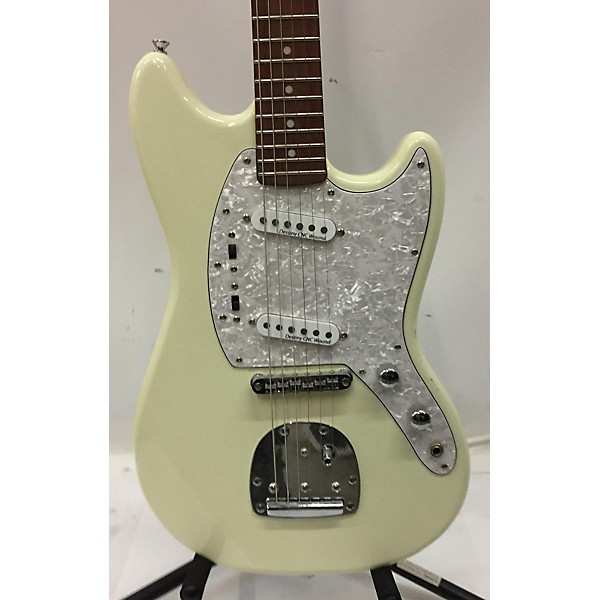 Used Used IYV MUSTANG COPY Alpine White Solid Body Electric Guitar