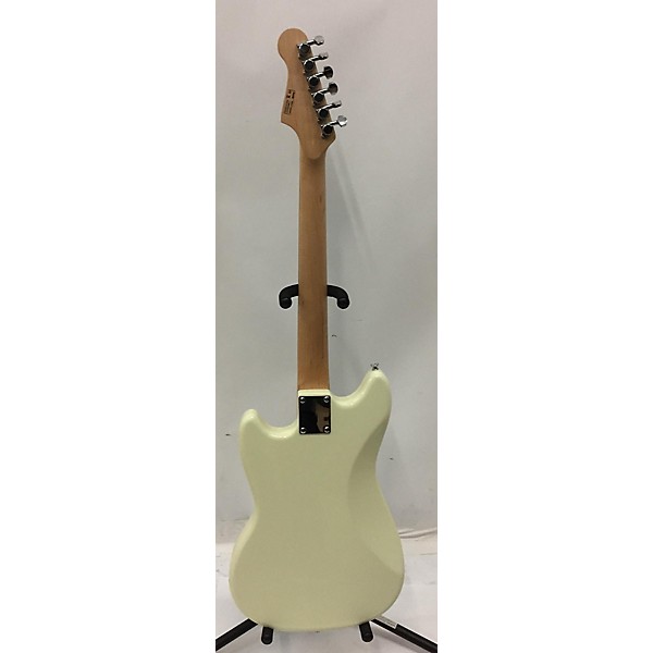 Used Used IYV MUSTANG COPY Alpine White Solid Body Electric Guitar