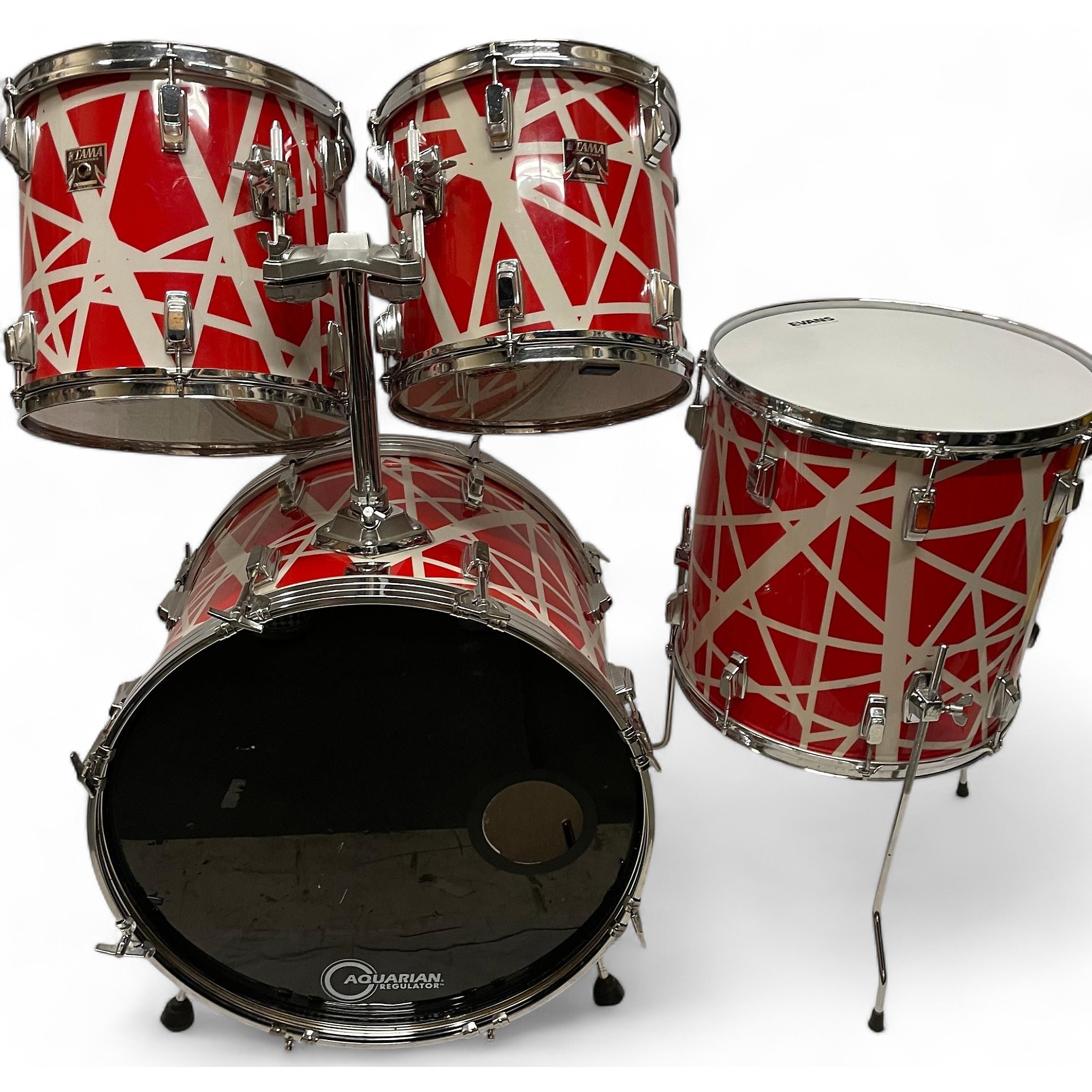 Used TAMA Used 1984 TAMA 4 piece SWINGSTAR VAN HALEN WRAP