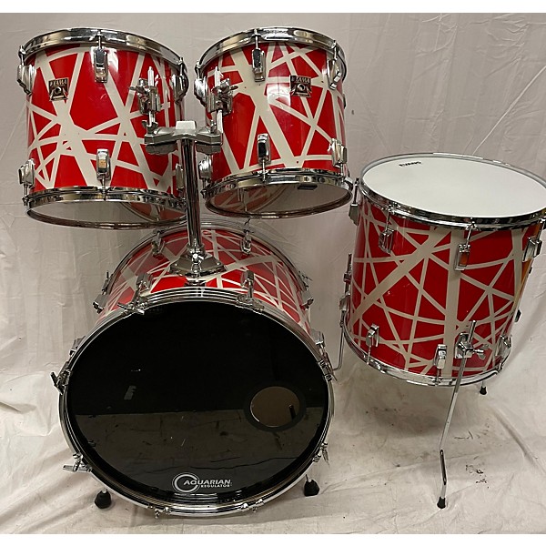 Used TAMA 1984 SWINGSTAR VAN HALEN WRAP Drum Kit