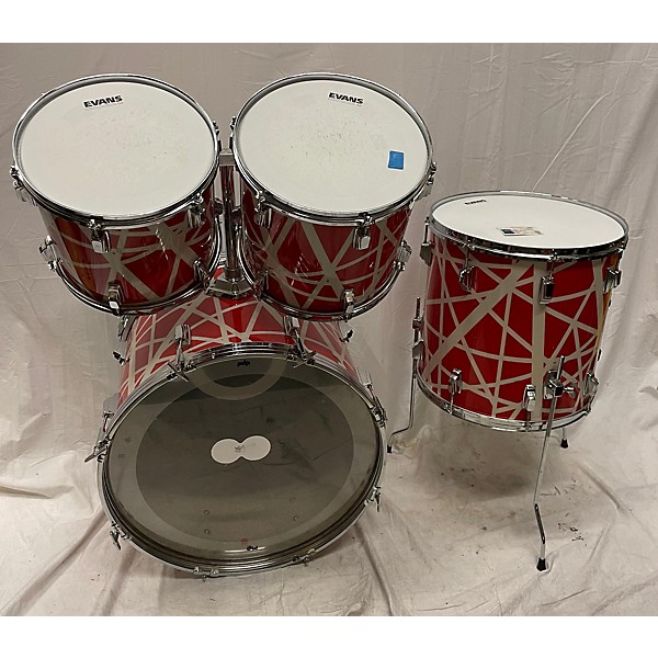 Used TAMA 1984 SWINGSTAR VAN HALEN WRAP Drum Kit