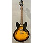 Used Epiphone Used Epiphone Dot Deluxe Flametop 2 Tone Sunburst Hollow Body Electric Guitar thumbnail