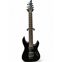 Used Schecter Guitar Research Used Schecter Guitar Research Hellraiser C7 7 String Black Solid Body Electric Guitar