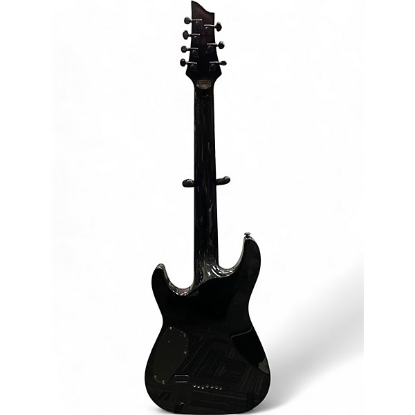 Used Schecter Guitar Research Used Schecter Guitar Research Hellraiser C7 7 String Black Solid Body Electric Guitar