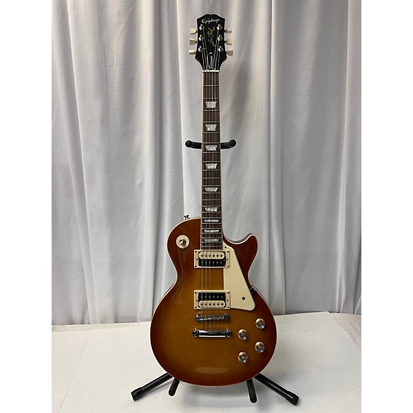 Used Epiphone Les Paul Classic Solid Body Electric Guitar Honey Burst