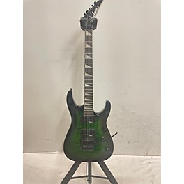 Used Jackson Used Jackson DINKY JS32Q TRANSPARENT GREEN BURST Solid Body Electric Guitar