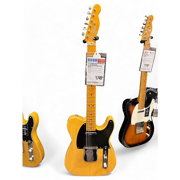 Used Fender Used Fender AMERICAN VINTAGE II 1951 TELECASTER Butterscotch Blonde Solid Body Electric Guitar