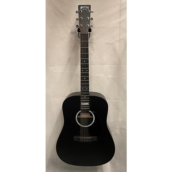 Used Martin Used Martin DX Johnny Cash Black Acoustic Electric Guitar