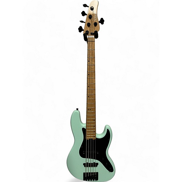 Used Schecter Guitar Research Used Schecter Guitar Research J5 Seafoam Green Electric Bass Guitar