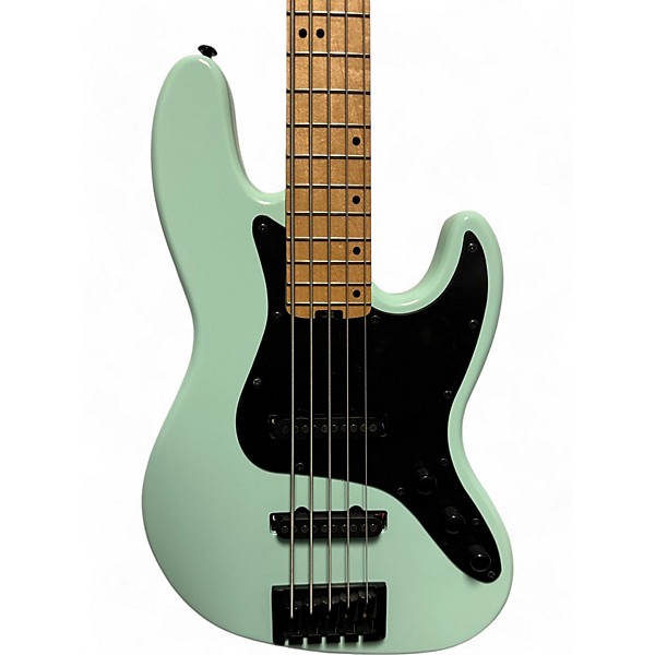 Used Schecter Guitar Research Used Schecter Guitar Research J5 Seafoam Green Electric Bass Guitar